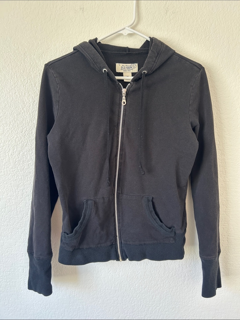 Old Navy Charcoal Gray Zip-Up Hoodie